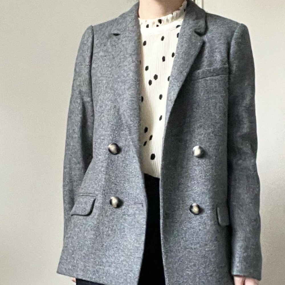 Sezane Christie jacket in Grey - 40 - Picture 2 of 16